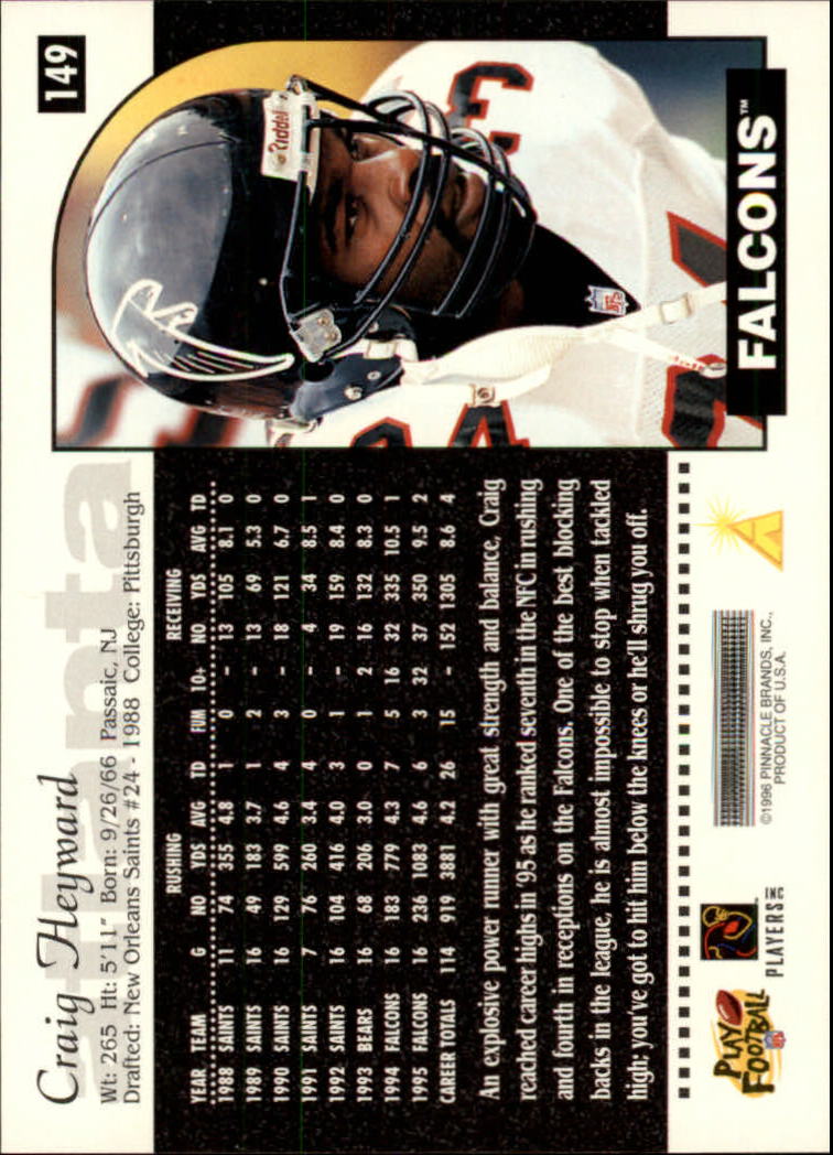 1996 Score Football (Pick Card From List) C117 09-22 - Picture 169 of 255