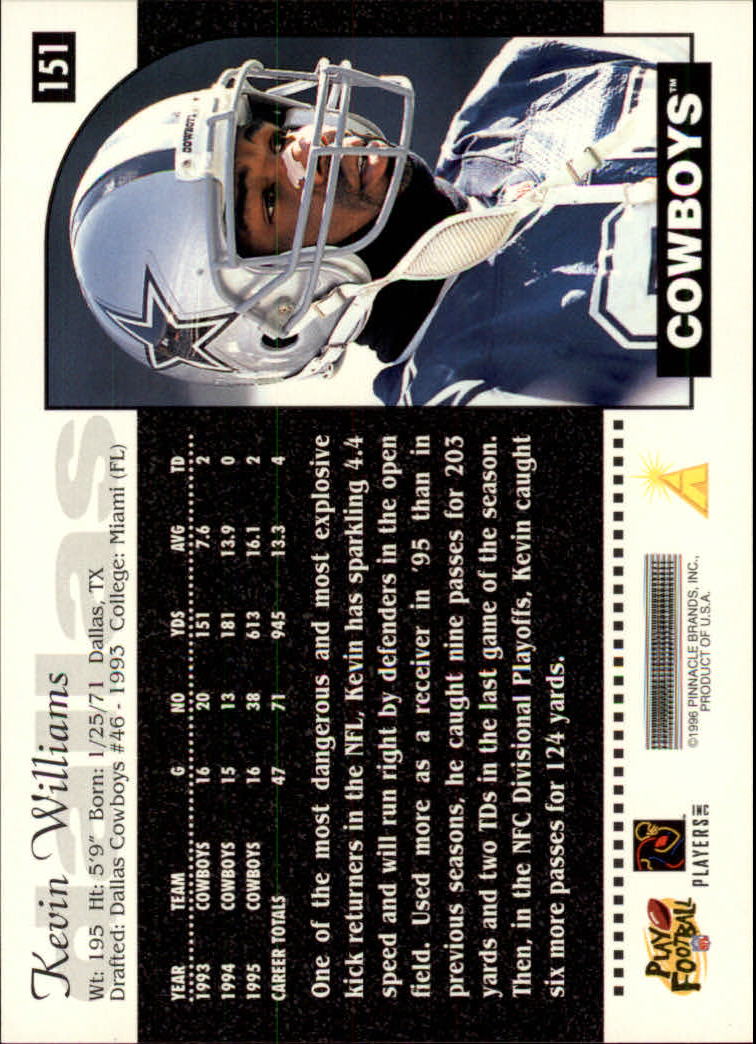 1996 Score Football (Pick Card From List) C117 09-22 - Picture 173 of 255