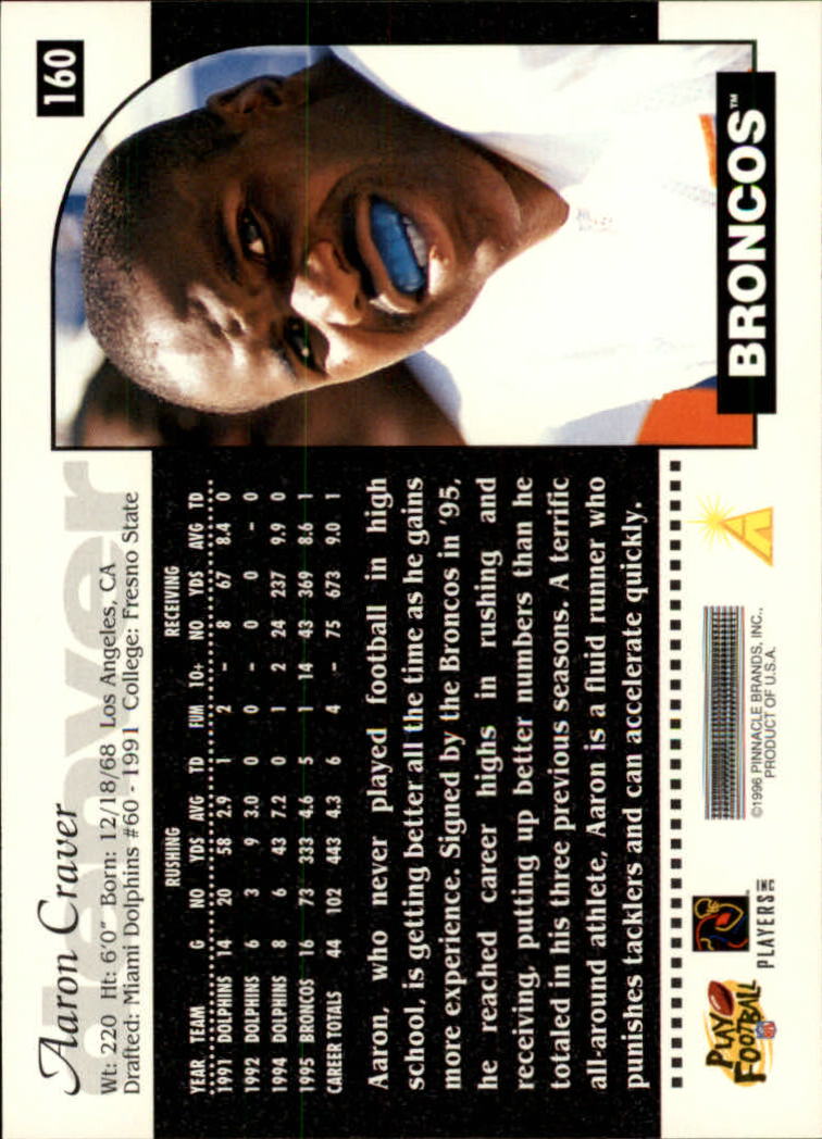 1996 Score Football (Pick Card From List) C117 09-22 - Picture 185 of 255