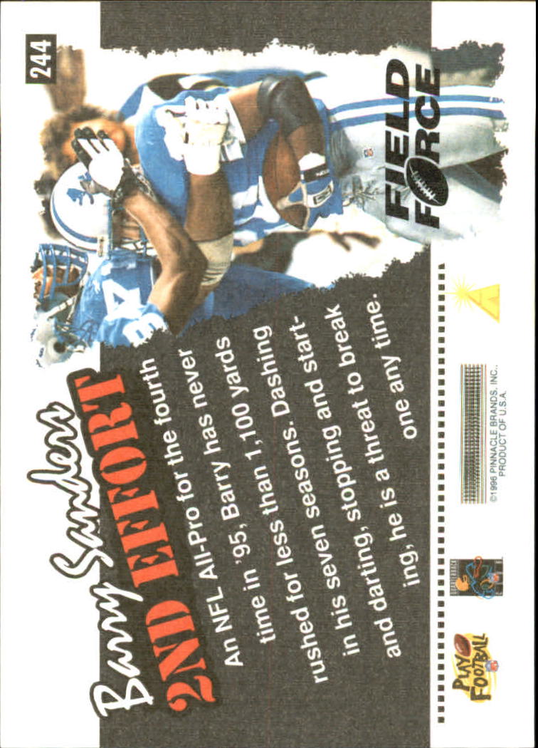 Sports Card Back