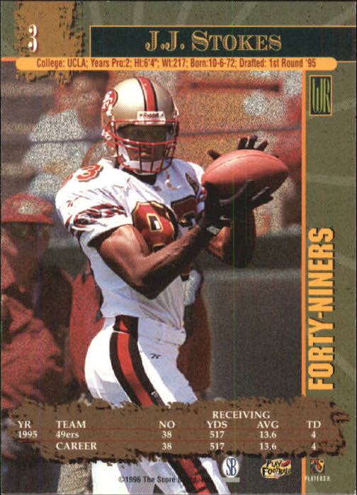 1996 Score Board NFL Lasers - #29 Rodney Peete