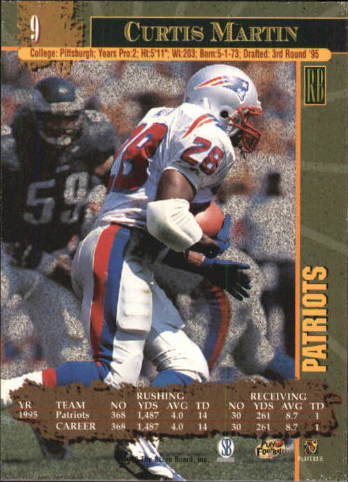 1996 Score Board NFL Lasers - #29 Rodney Peete