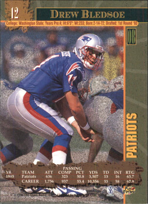 1996 Score Board NFL Lasers - #29 Rodney Peete