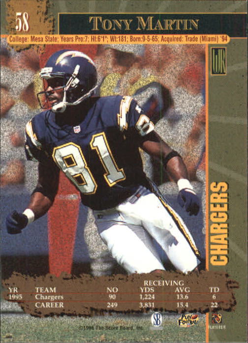 1996 Score Board NFL Lasers - #29 Rodney Peete