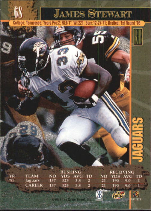 1996 Score Board NFL Lasers - #29 Rodney Peete