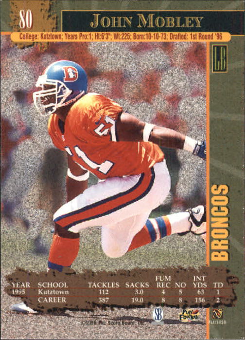 1996 Score Board NFL Lasers - #29 Rodney Peete