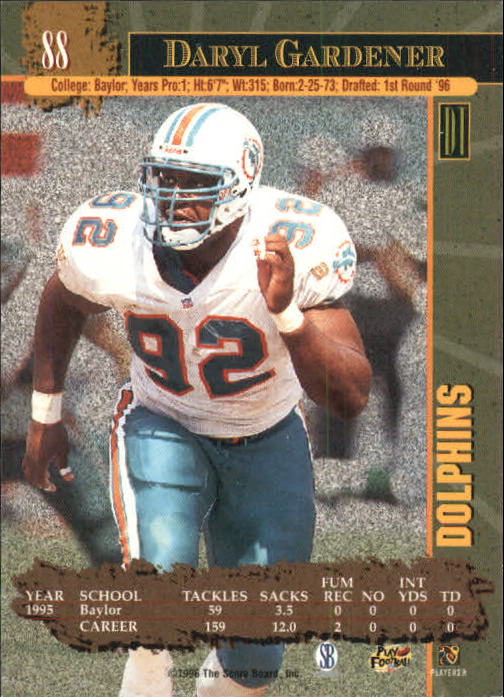 1996 Score Board NFL Lasers - #29 Rodney Peete