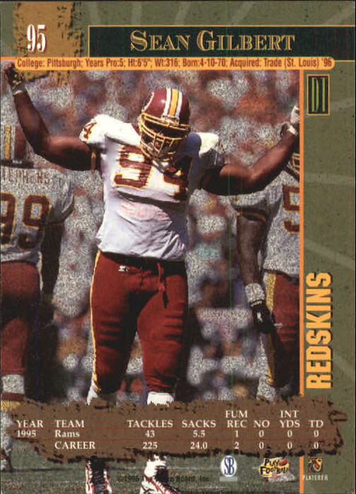 1996 Score Board NFL Lasers - #29 Rodney Peete