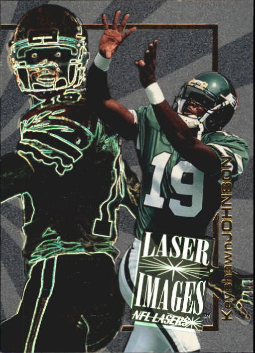 1996 Score Board Lasers Images #I20 Keyshawn Johnson