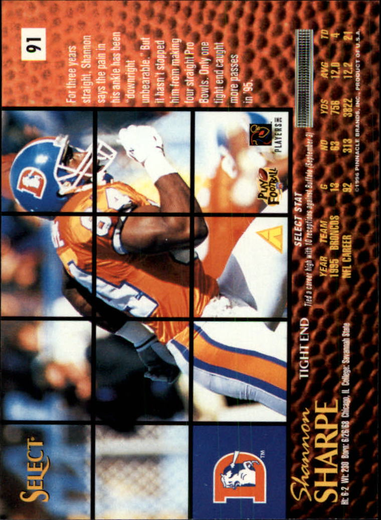 Sports Card Back