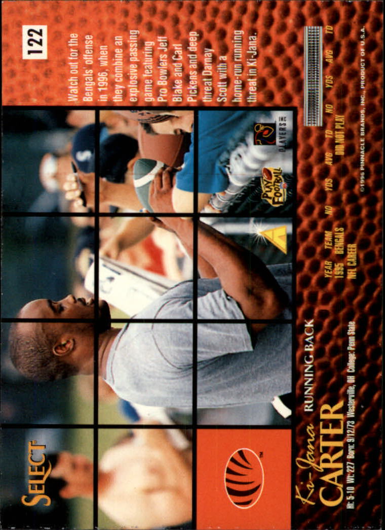 Sports Card Back