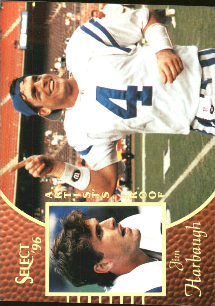 1996 Select Artist's Proofs #86 Jim Harbaugh