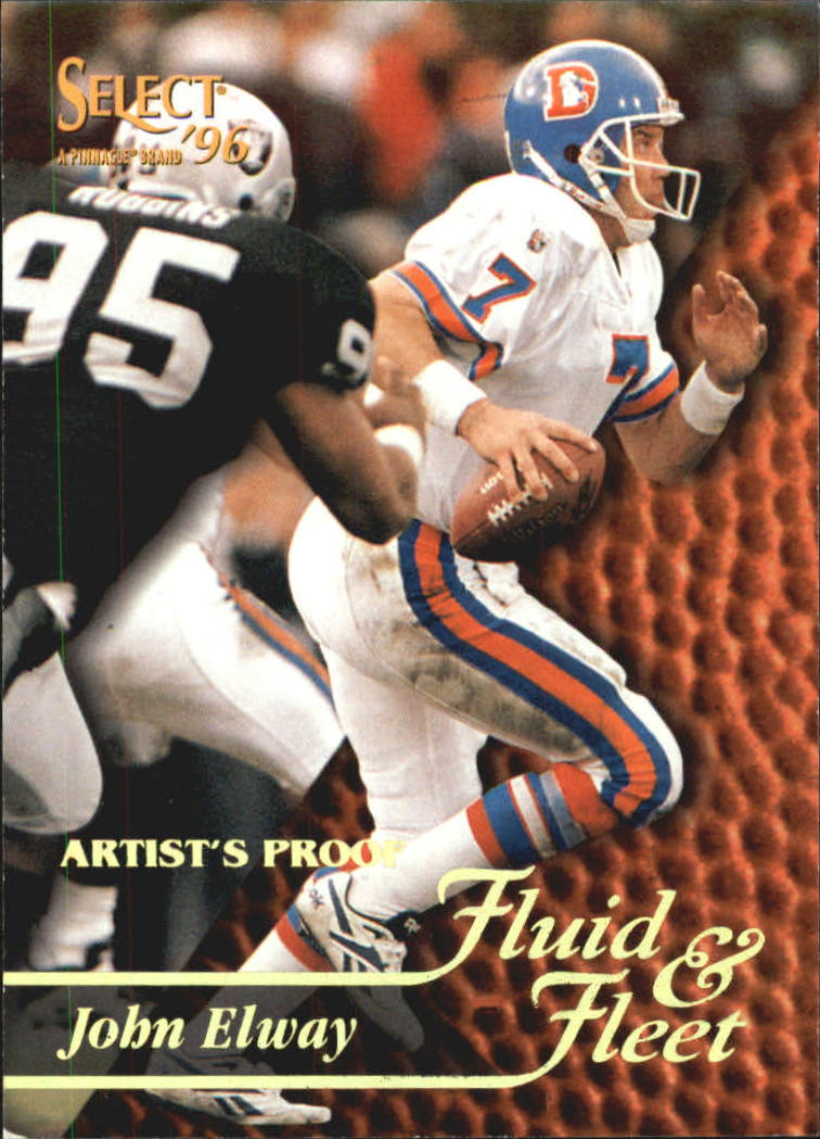 1996 Select Artist's Proofs #183 John Elway FF