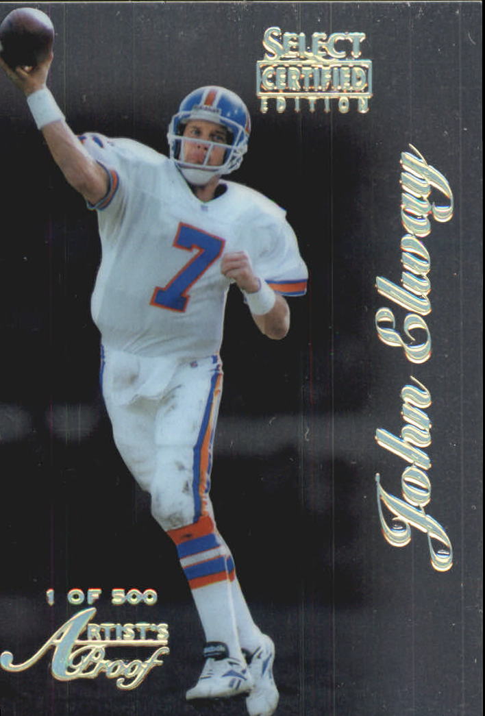 1996 Select Certified Artist's Proofs #69 John Elway