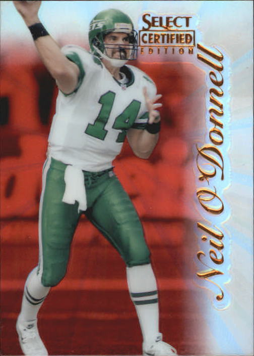 1996 Select Certified Mirror Red Premium Stock #29 Neil O'Donnell