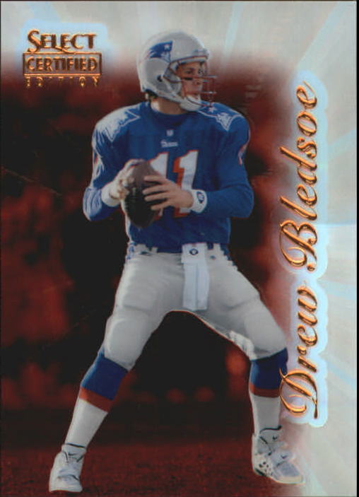 1996 Select Certified Mirror Red Premium Stock #45 Drew Bledsoe