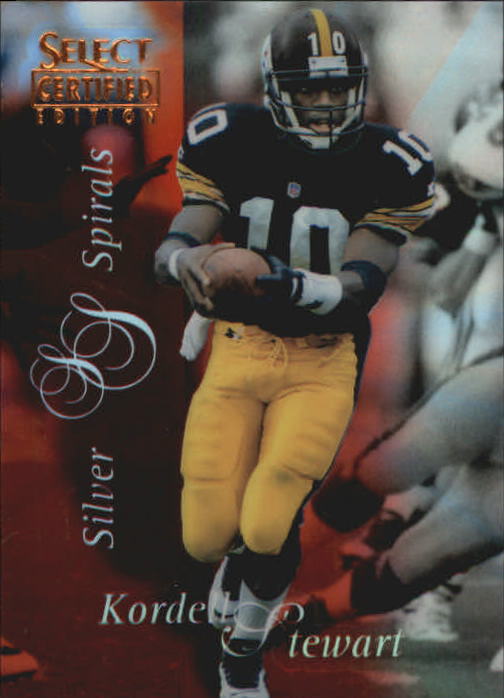 1996 Select Certified Mirror Red Premium Stock #123 Kordell Stewart SS