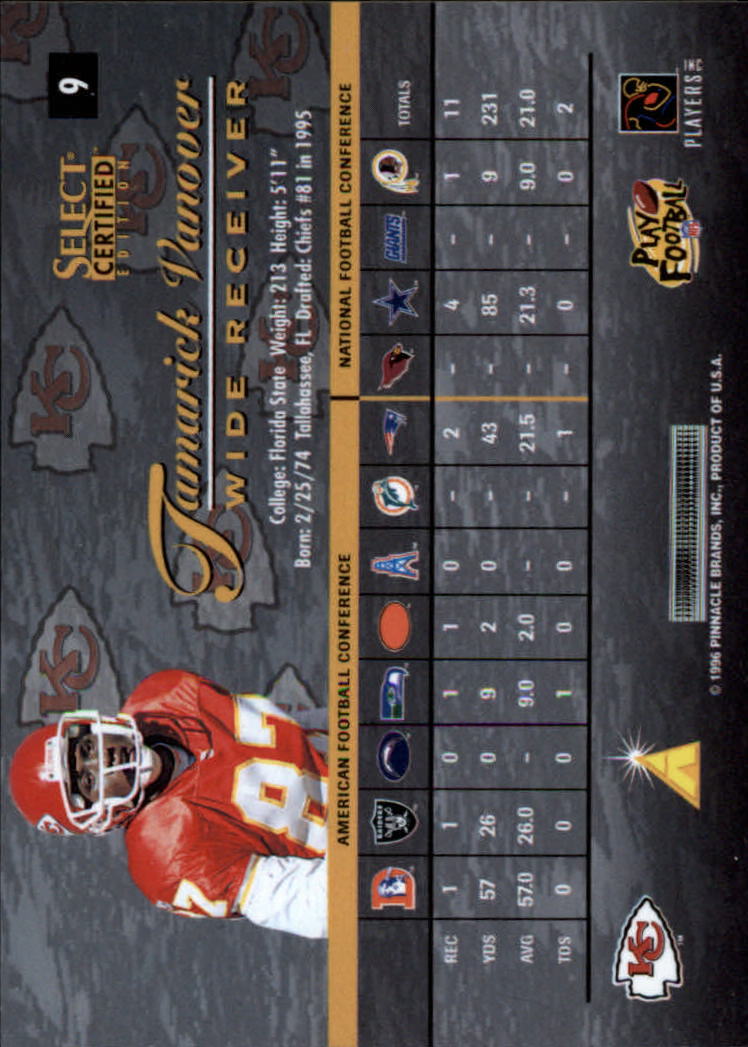B3164- 1996 Select Certified Premium Stock FB Cards -You Pick- 15+ FREE US SHIP - Picture 19 of 245