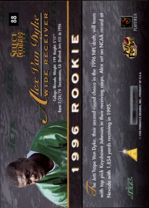 B3164- 1996 Select Certified Premium Stock FB Cards -You Pick- 15+ FREE US SHIP - Picture 173 of 245