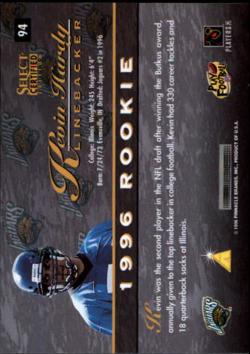 B3164- 1996 Select Certified Premium Stock FB Cards -You Pick- 15+ FREE US SHIP - Picture 185 of 245