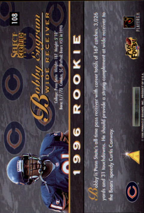 B3164- 1996 Select Certified Premium Stock FB Cards -You Pick- 15+ FREE US SHIP - Picture 211 of 245