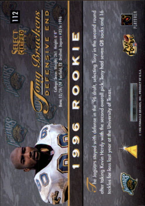 B3164- 1996 Select Certified Premium Stock FB Cards -You Pick- 15+ FREE US SHIP - Picture 219 of 245