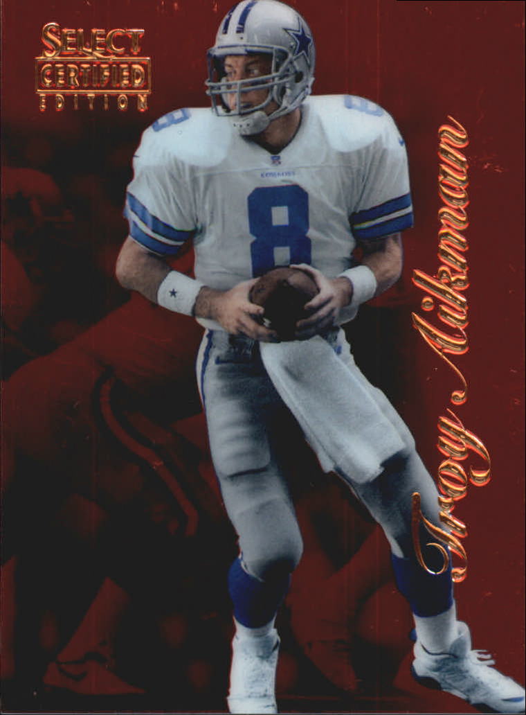 1996 Select Certified Red #54 Troy Aikman