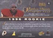 1996 Select Certified Red #92 Stephen Davis back image
