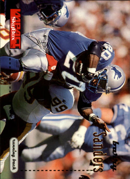 1998 SkyBox Premium #145 Barry Sanders Football Detroit Lions