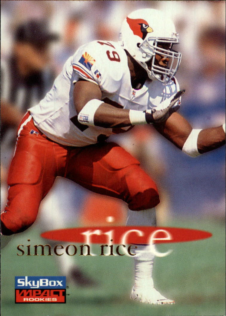 1996 SkyBox Impact Rookies #3 Simeon Rice RC