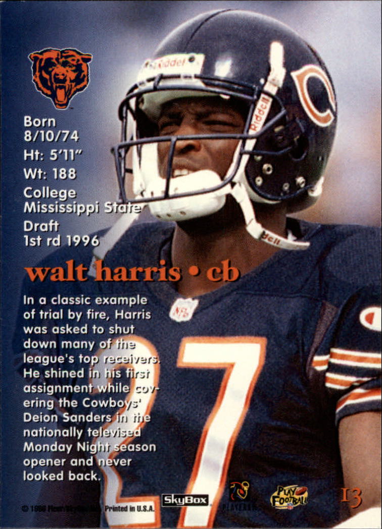 1996 SkyBox Impact Rookies #13 Walt Harris