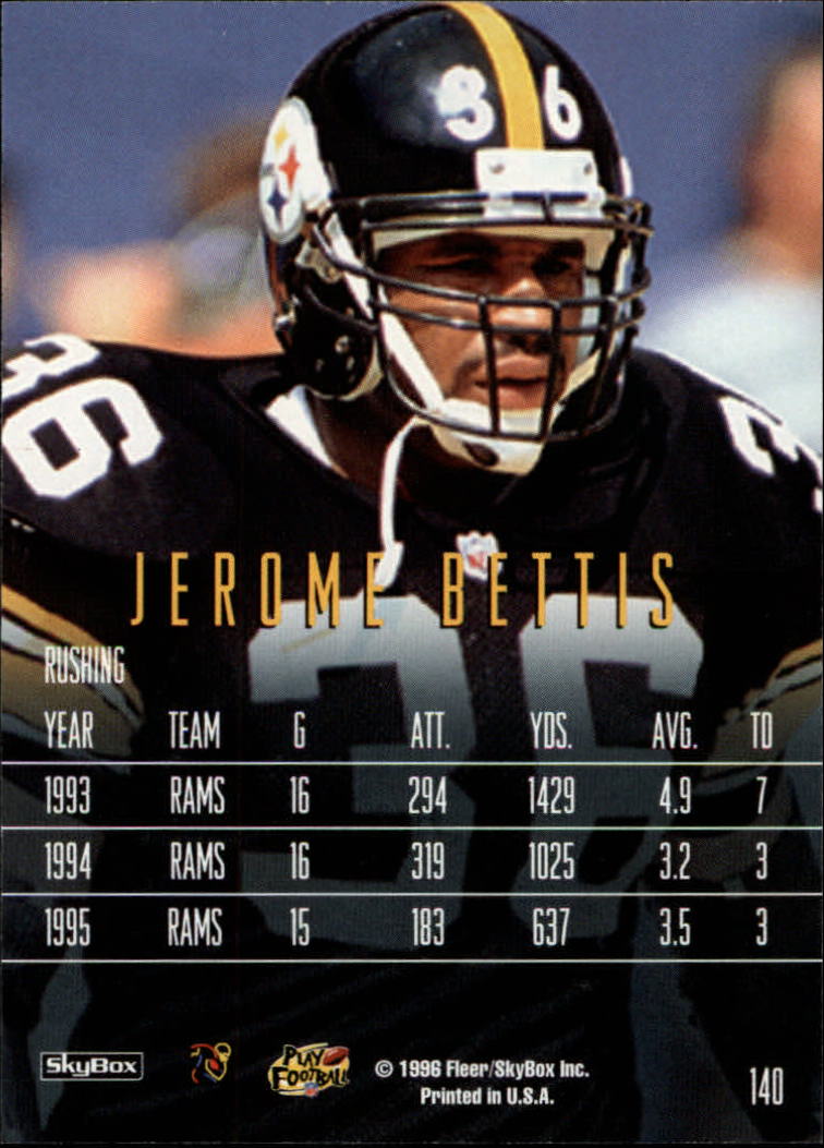 Jerome Bettis cards (1994-2023) Rams Steelers - You Choose