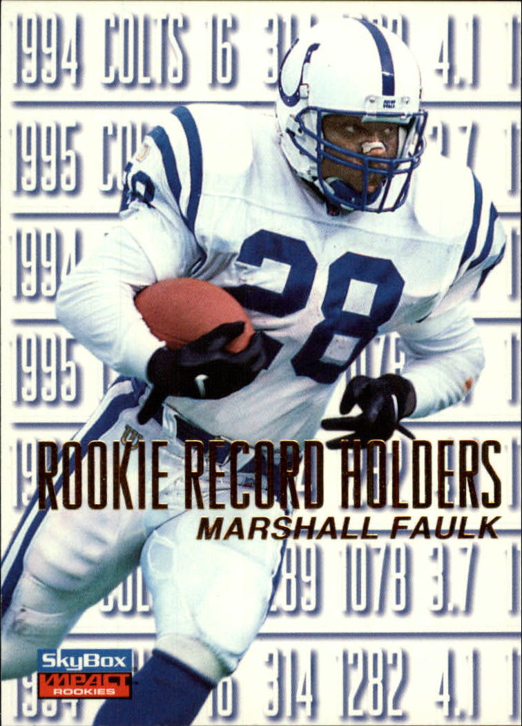 1994 Bowman Football #2 Marshall Faulk RC (Colts)