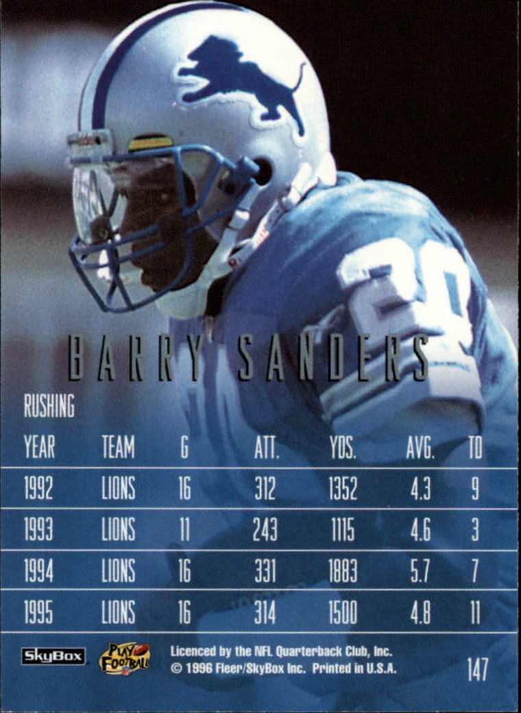 1997 Pro Line III DC - #68 Barry Sanders