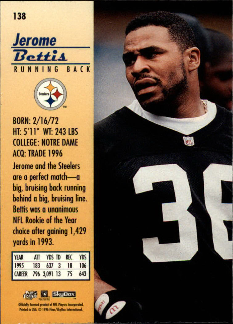 1993 Skybox Premium Football Series Complete Set with Jerome Bettis an