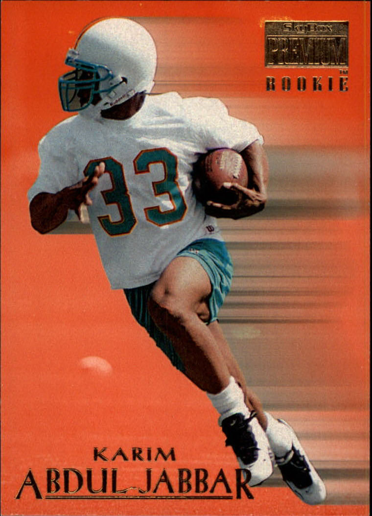 Karim Abdul-Jabbar Rookie 1996 Select #177 Miami Dolphins