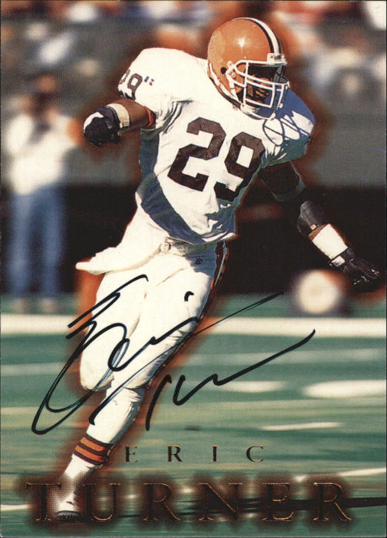 1996 SkyBox Premium Autographs #A6 Eric Turner - Baltimore