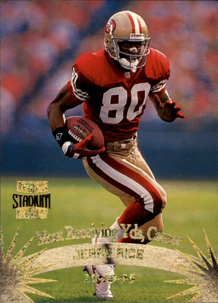 1996 Stadium Club #175 Jerry Rice GM SP - Golden Moment - EX-MT