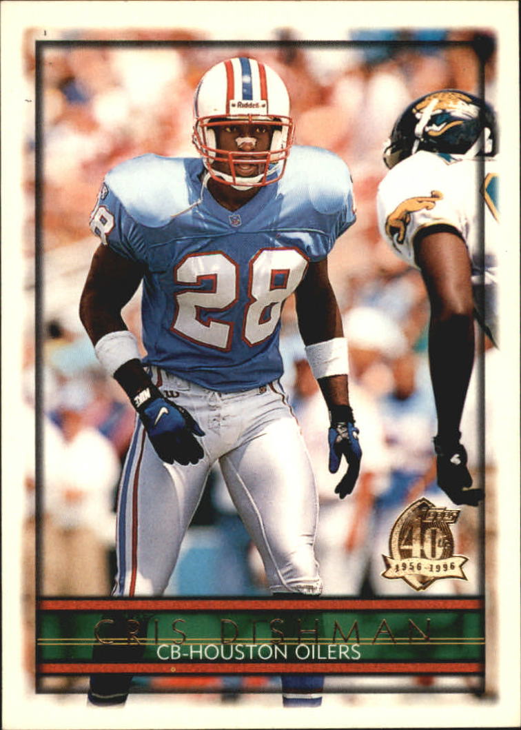 1993 Topps Stadium Club Houston Oilers Football card#347 Cris Dishman