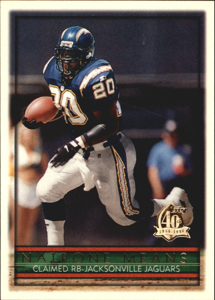 B0473- 1996 Topps Football Card #s 1-250 +Rookies -You Pick - 15+ FREE SHIP - Picture 218 of 439