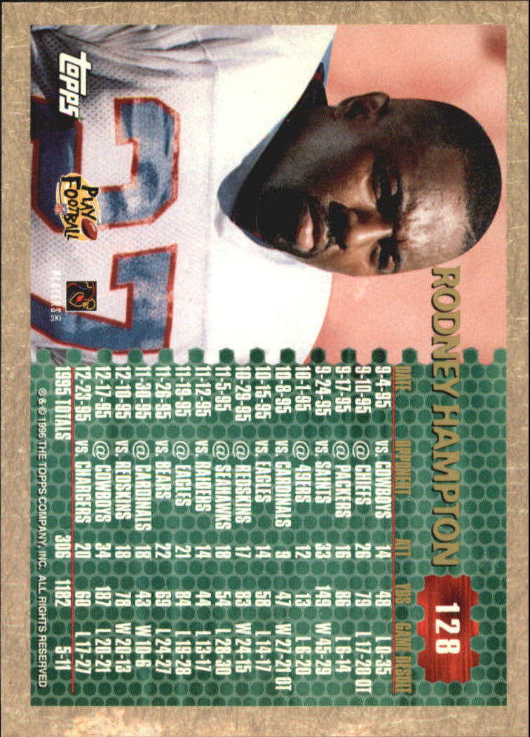 B0473- 1996 Topps Football Card #s 1-250 +Rookies -You Pick - 15+ FREE SHIP - Picture 239 of 439