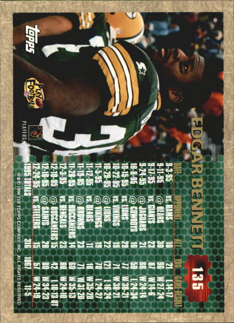 B0473- 1996 Topps Football Card #s 1-250 +Rookies -You Pick - 15+ FREE SHIP - Picture 253 of 439