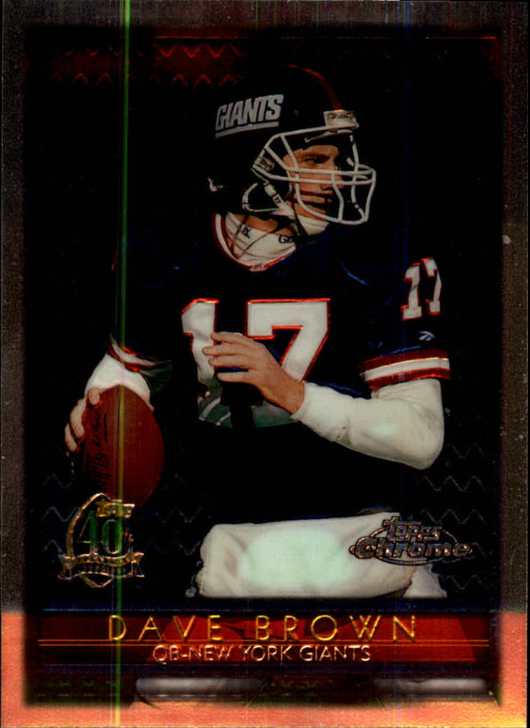 1996 Topps Chrome #35 Dave Brown