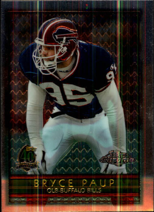 1996 Topps Chrome #127 Bryce Paup