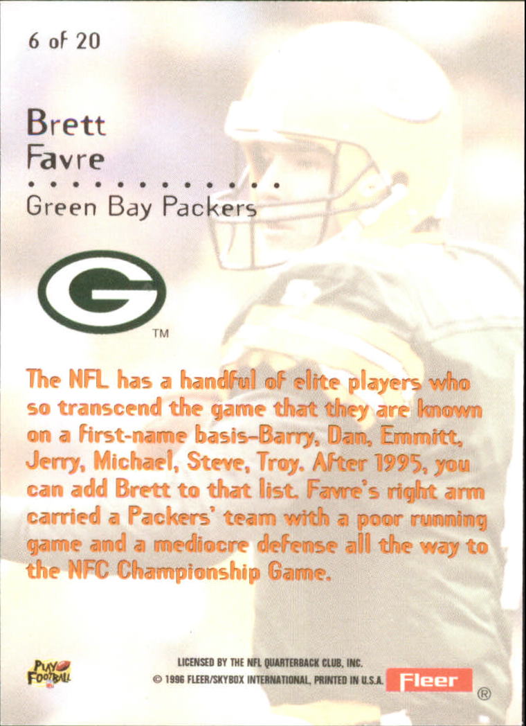 1996 Ultra (Fleer) Football "Insert" Cards - Picture 9 of 61
