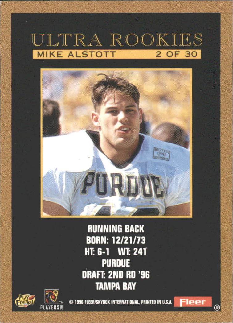 1996 Ultra (Fleer) Football "Insert" Cards - Picture 31 of 61