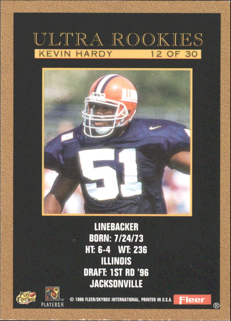1996 Ultra (Fleer) Football "Insert" Cards - Picture 43 of 61
