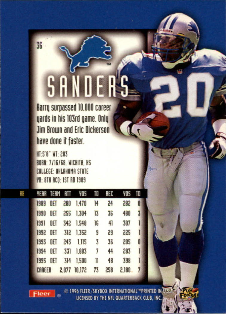 1997 Pro Line III DC - #68 Barry Sanders