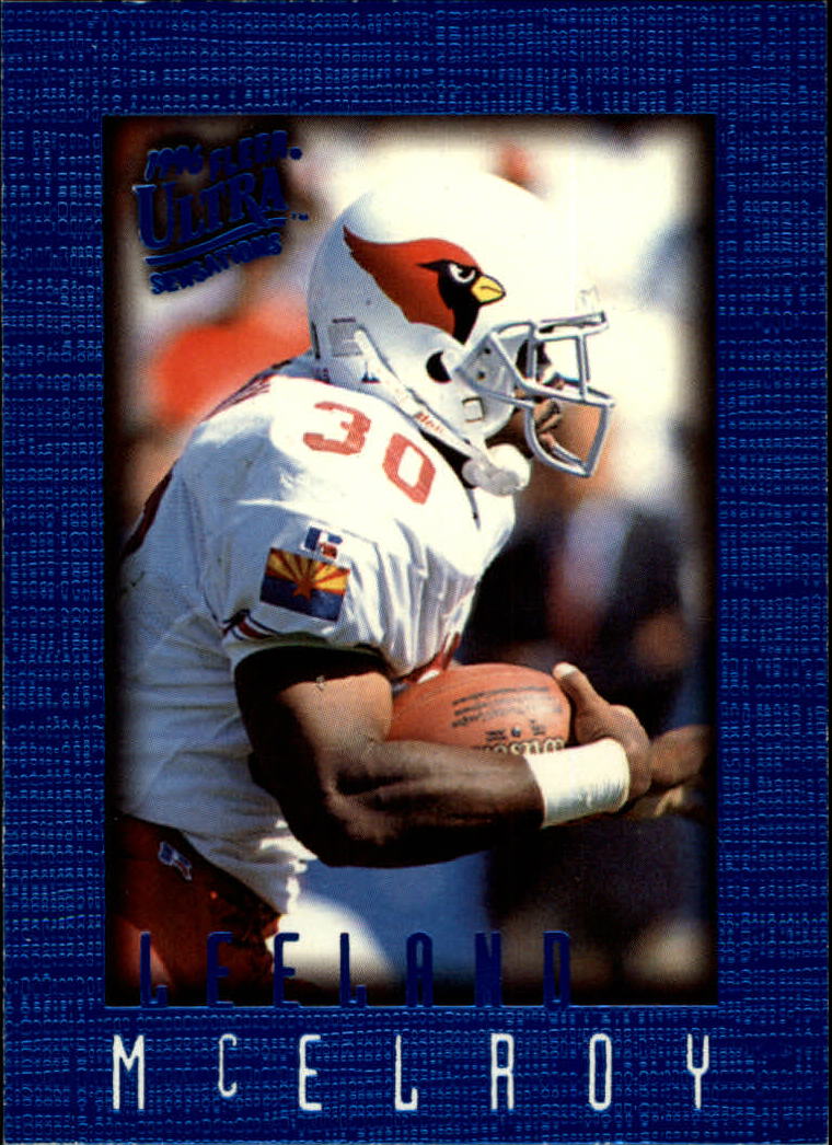 1996 Ultra Sensations (Fleer) Football "Blue" Parallel Cards - Picture 2 of 142