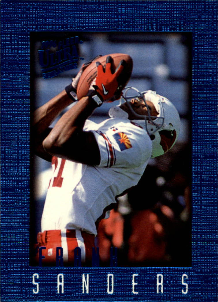 1996 Ultra Sensations (Fleer) Football "Blue" Parallel Cards - Picture 4 of 142